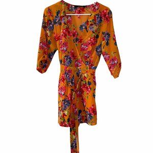 Ark & Co Floral Romper Sz Small